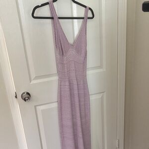 Chic Lavender Backless Dress